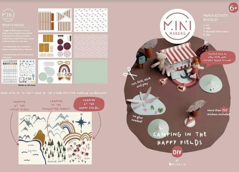 DIY Bastelset Kinder Happy Fields A4