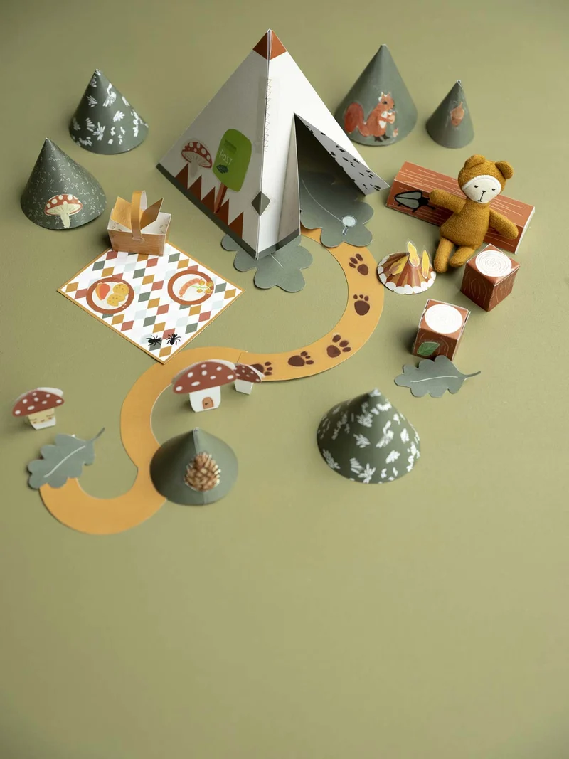 DIY Bastelset Kinder Enchanted Forest A4