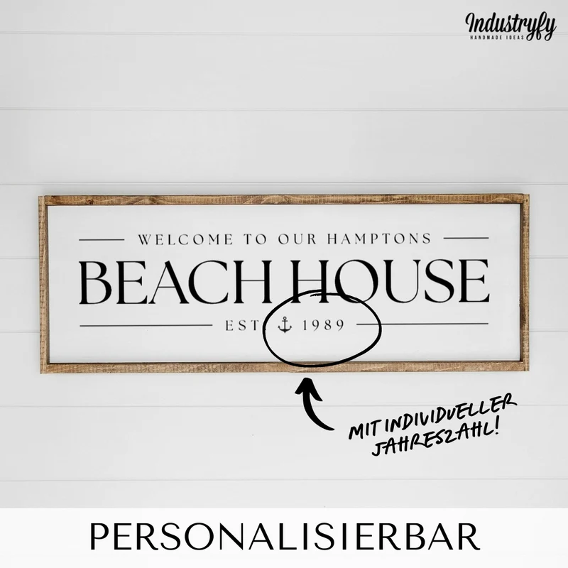 Landhaus Schild | Welcome to our beach house