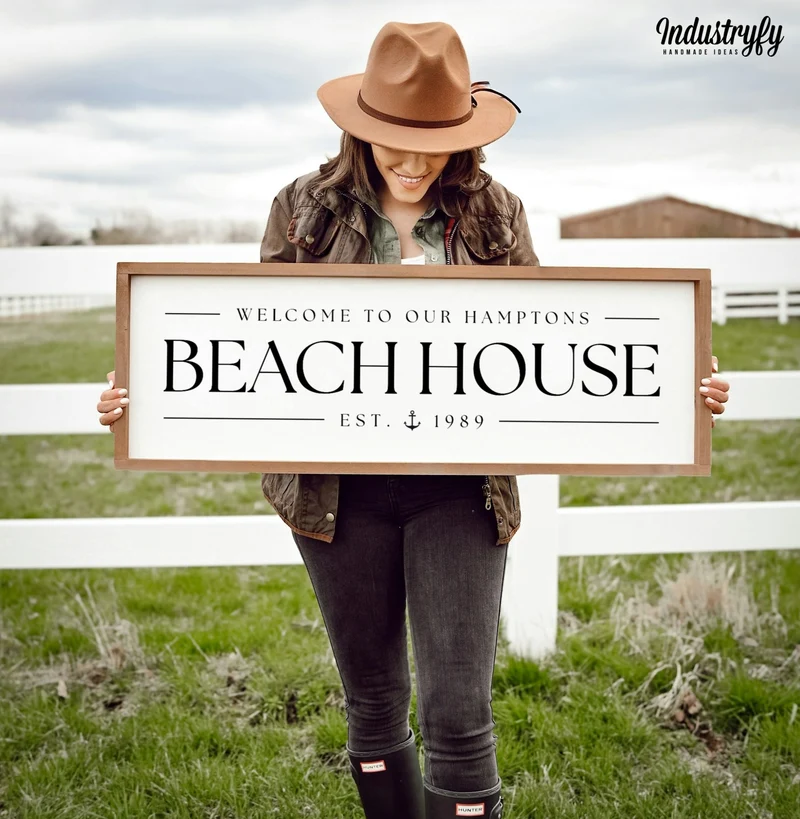 Landhaus Schild | Welcome to our beach house