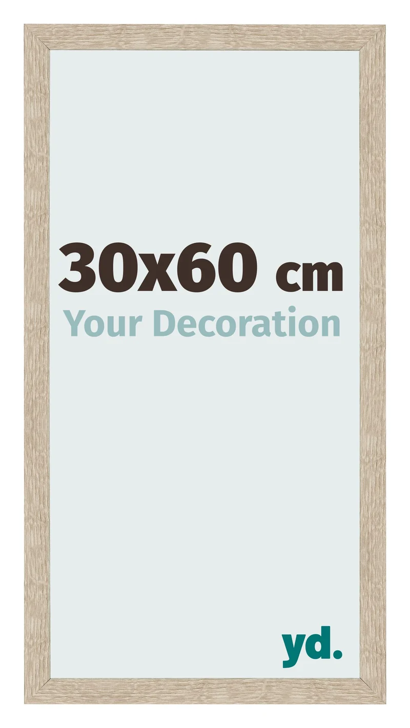 Bilderrahmen 30x60 cm - Sonoma Eiche - MDF - Bologna