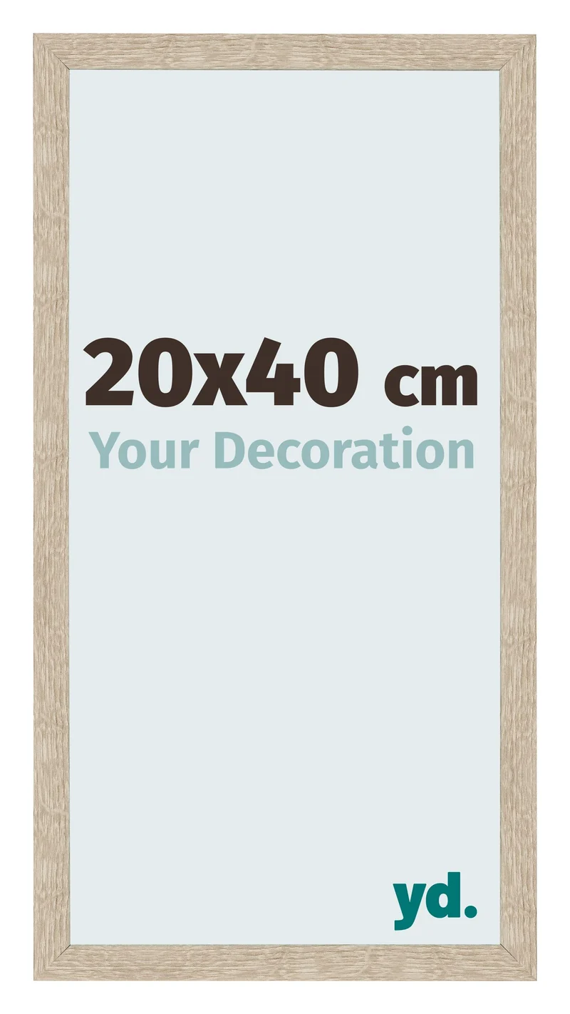 Bilderrahmen 20x40 cm - Sonoma Eiche - MDF - Bologna