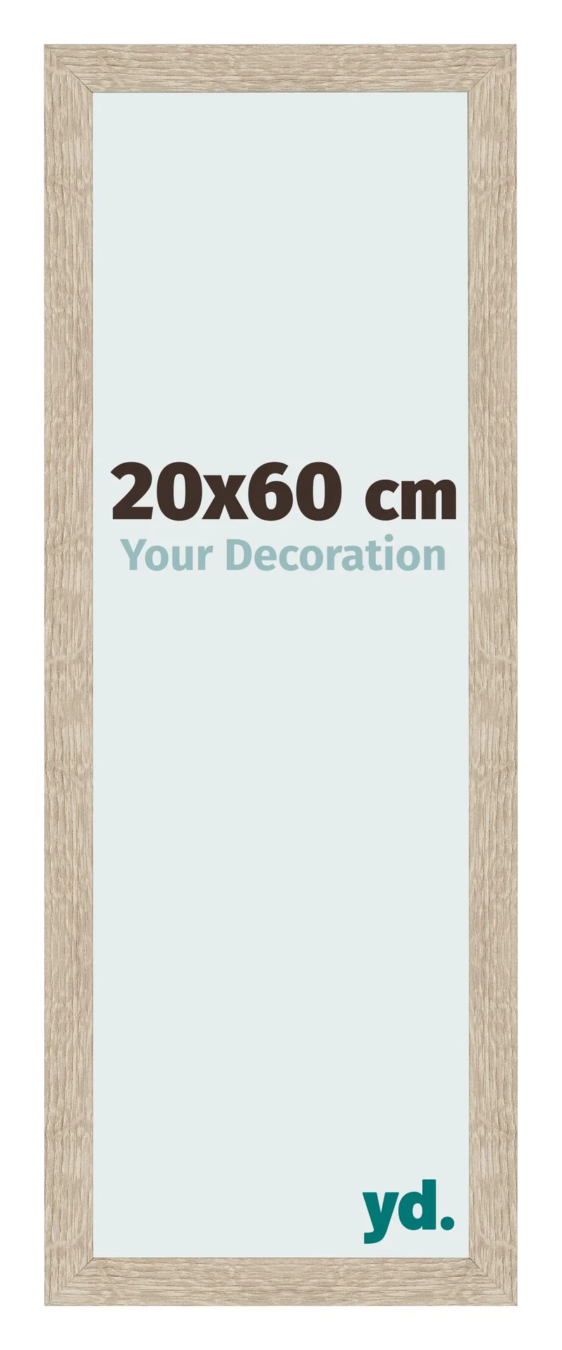 Bilderrahmen 20x60 cm - Sonoma Eiche - MDF - Bologna
