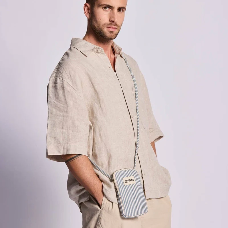 Handytasche - BILL - Blaue Streifen