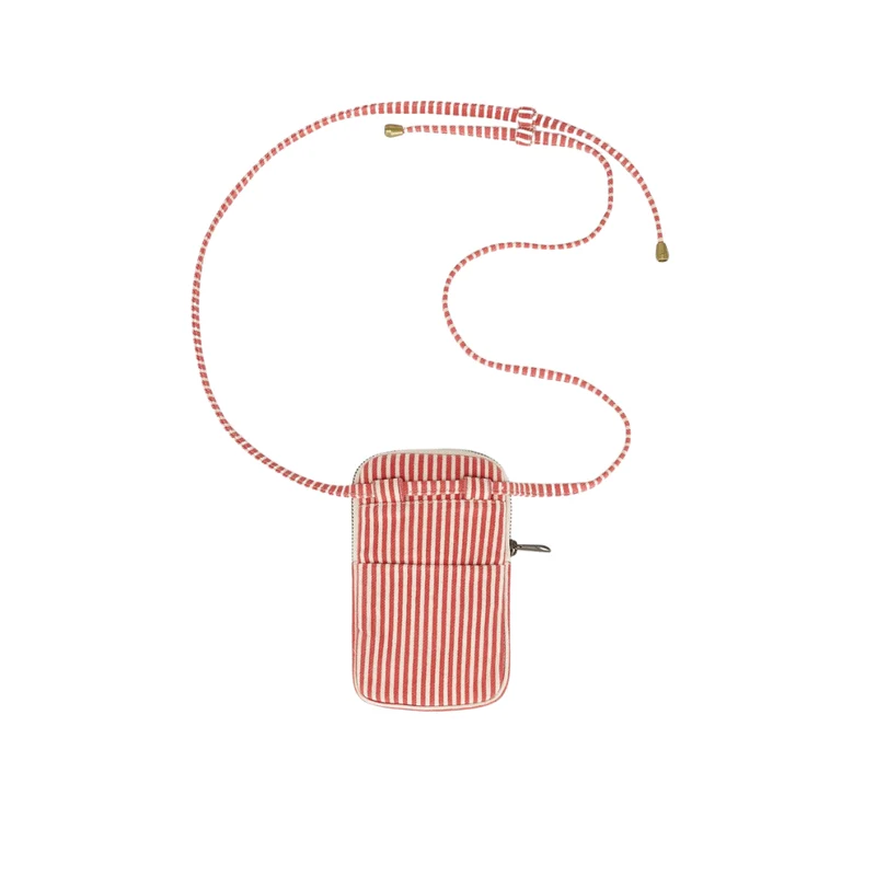 Handytasche - BILL - rote Streifen