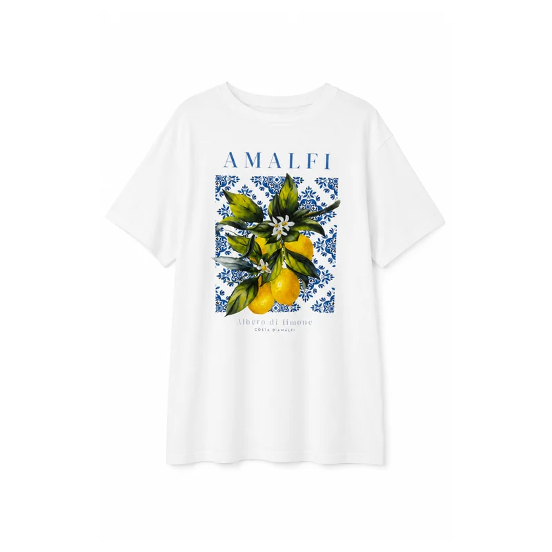 T-Shirt - AMALFI Zitronen oversize