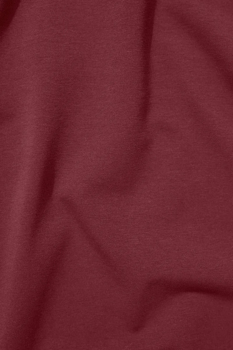 Kleid - DIANNA - Bio-Baumwolle - Bordeaux B-Ware
