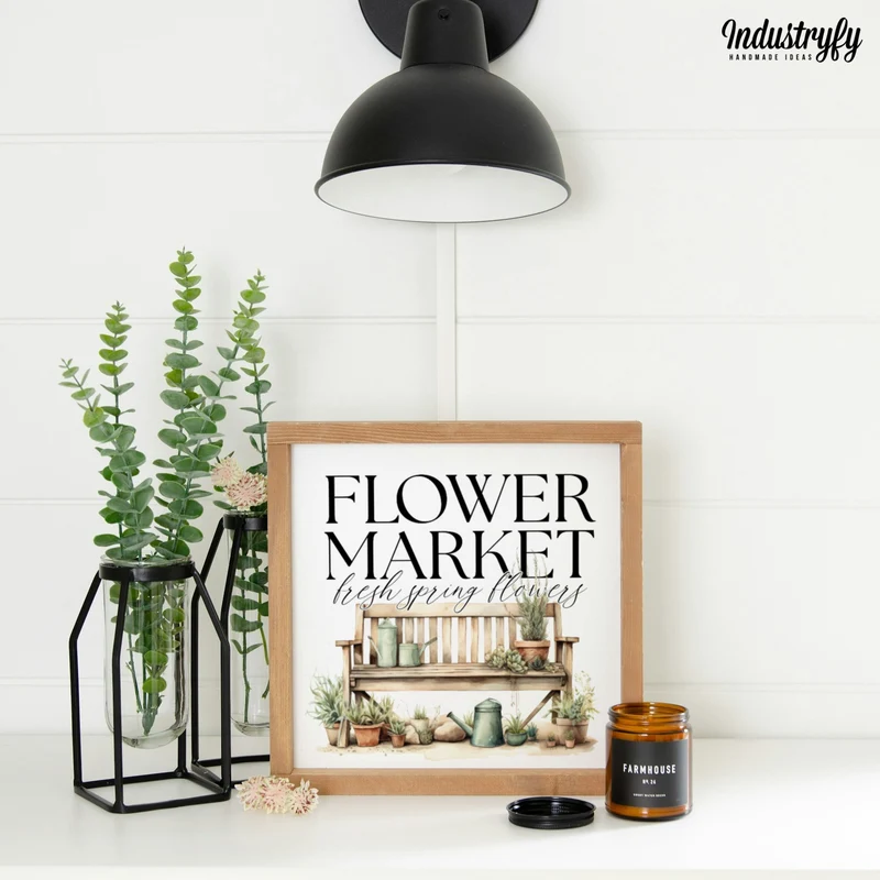 Landhaus Schild | Flower Market No5