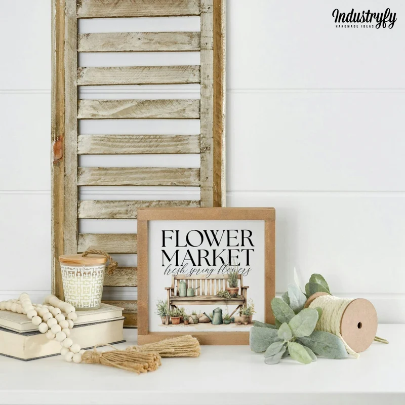 Landhaus Schild | Flower Market No5