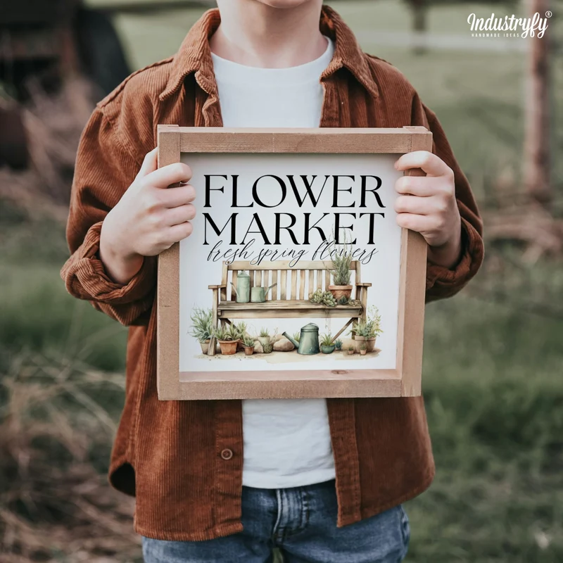 Landhaus Schild | Flower Market No5