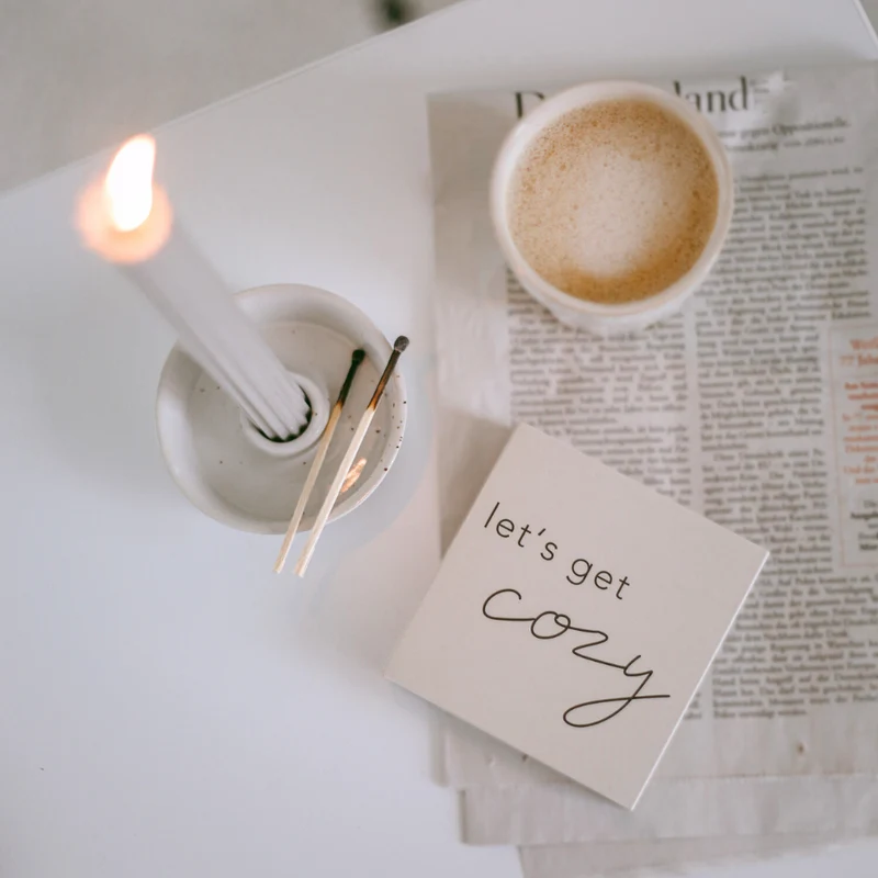 Streichhölzer • Lets get Cozy • Herz schwarz