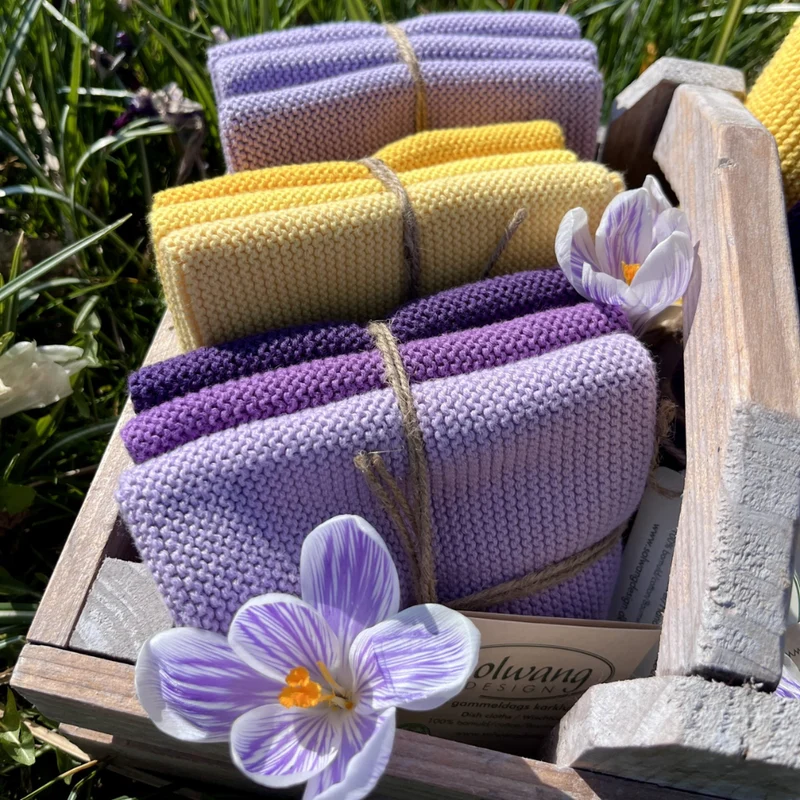 Wischtücher Bio - SET - Lila Kombi