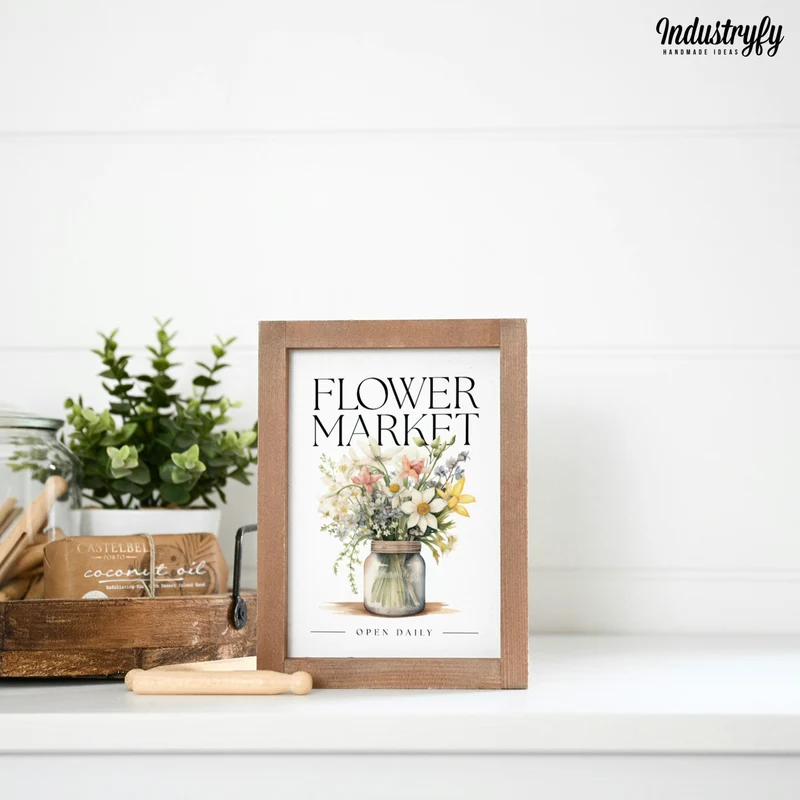 Landhaus Schild | Flower Market No1