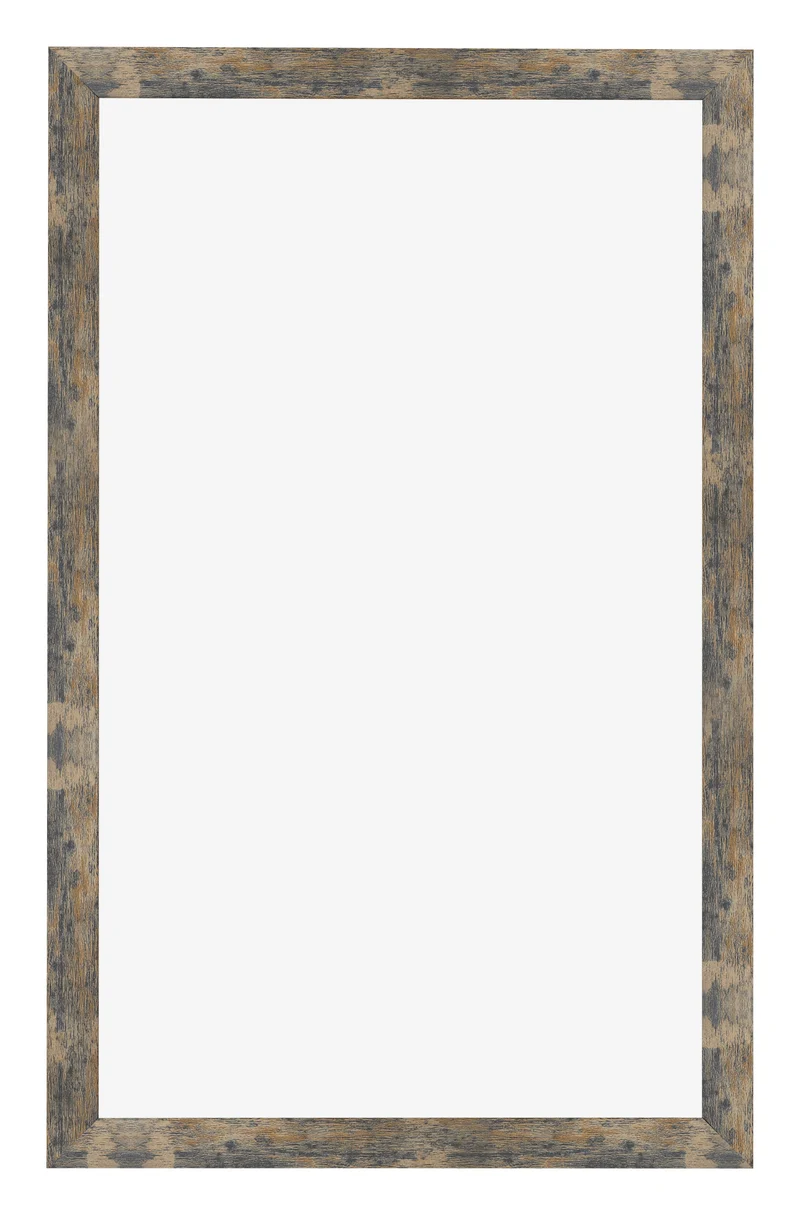 Bilderrahmen 30x50 cm - Blau Gold Meliert - MDF - Bologna