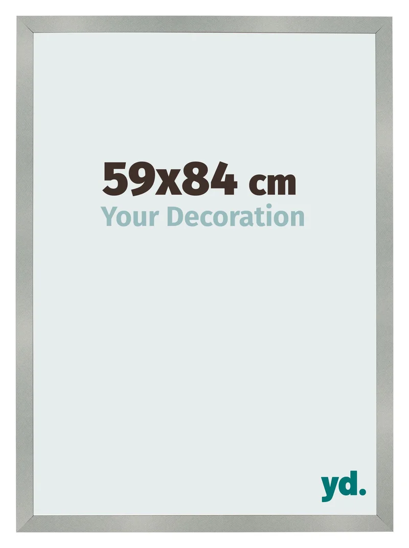 Bilderrahmen 59x84 cm - Aluminium Gebürstet - MDF - Bologna