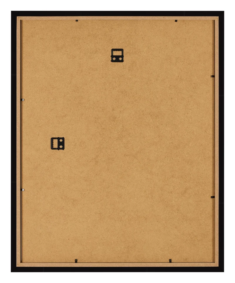 Bilderrahmen 40x45 cm - Schwarz Hochglanz - MDF - Bologna