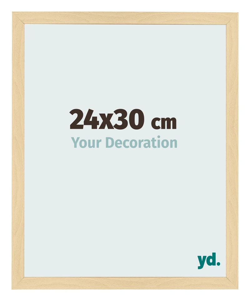 Bilderrahmen 24x30 cm - Buche Dekor - MDF - Bologna