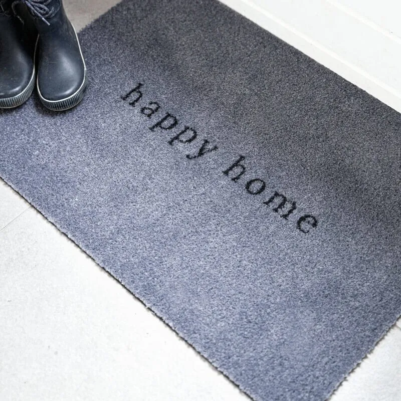 Türmatte Ali Schriftzug Happy Home