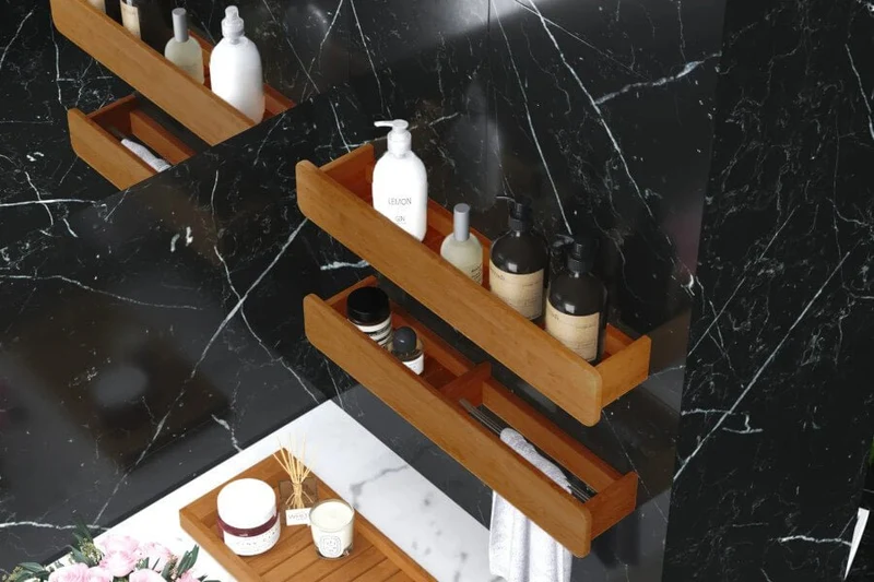 Wandboard Holz Spa