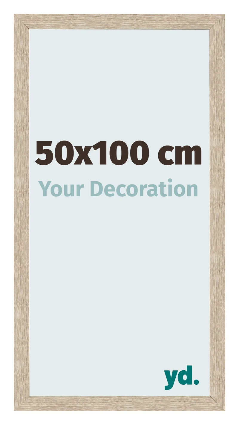 Bilderrahmen 50x100 cm - Sonoma Eiche - MDF - Bologna