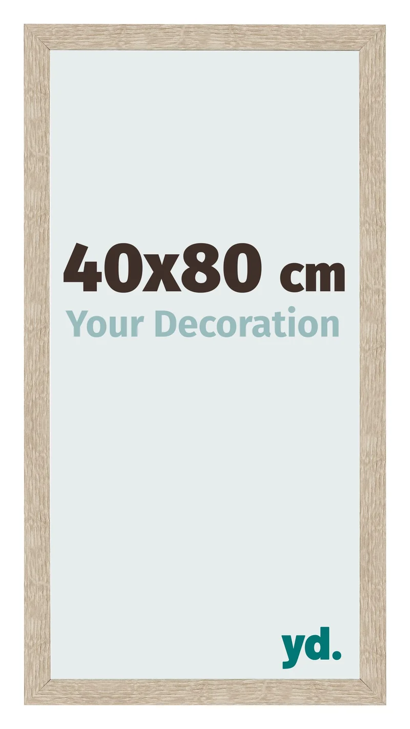 Bilderrahmen 40x80 cm - Sonoma Eiche - MDF - Bologna