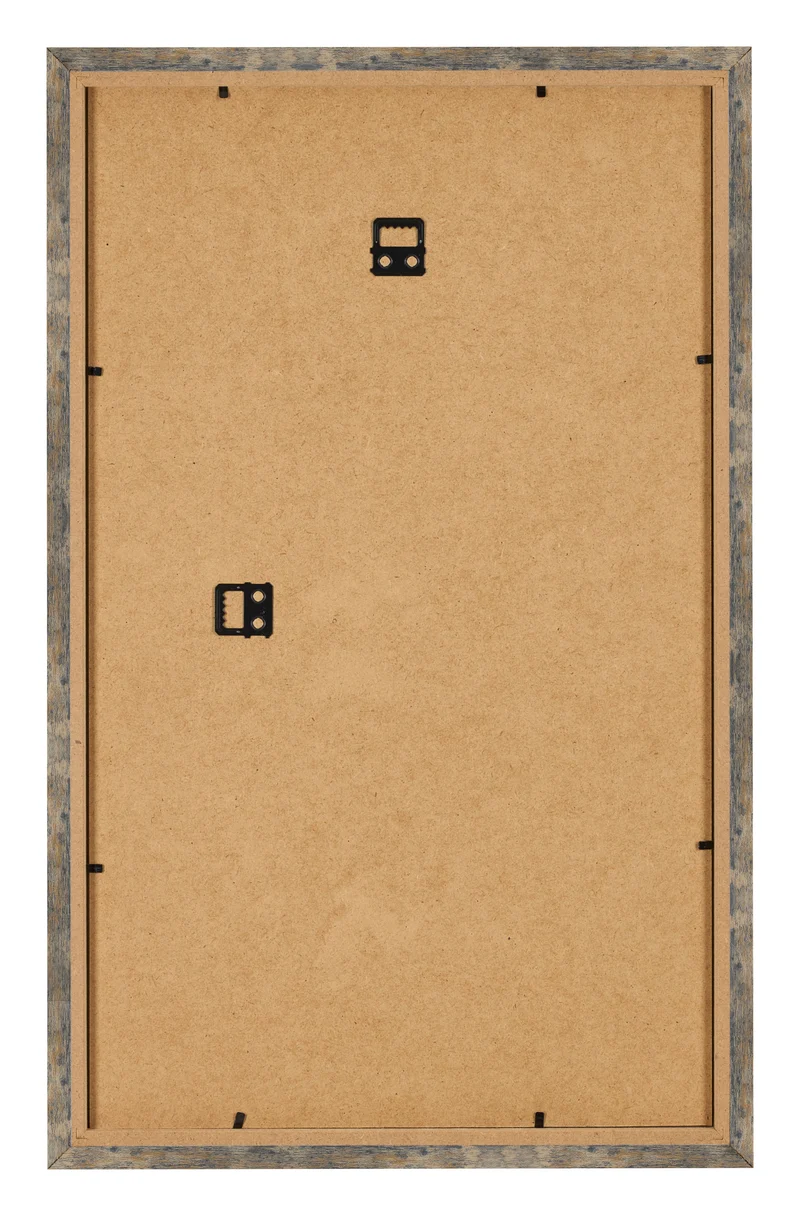 Bilderrahmen 33x48 cm - Blau Gold Meliert - MDF - Bologna
