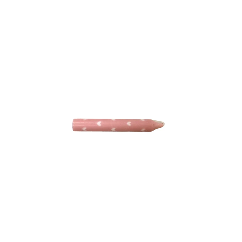 Baumkerze S • Herzen rosa • weiss