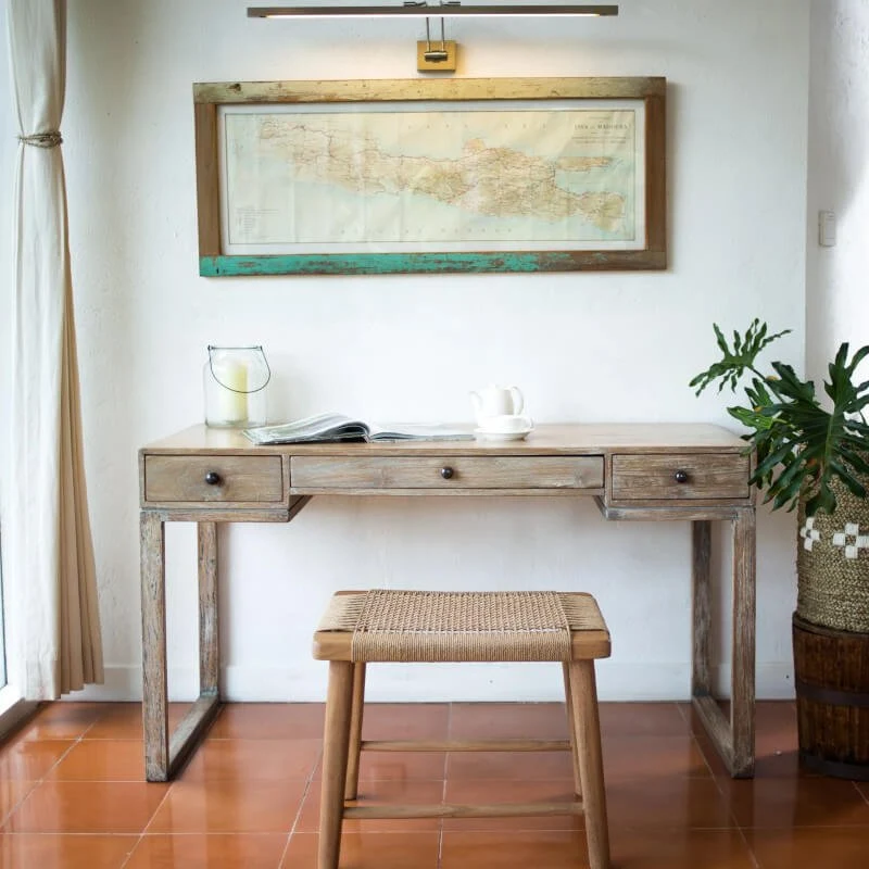 Hocker aus Massivholz Sunda
