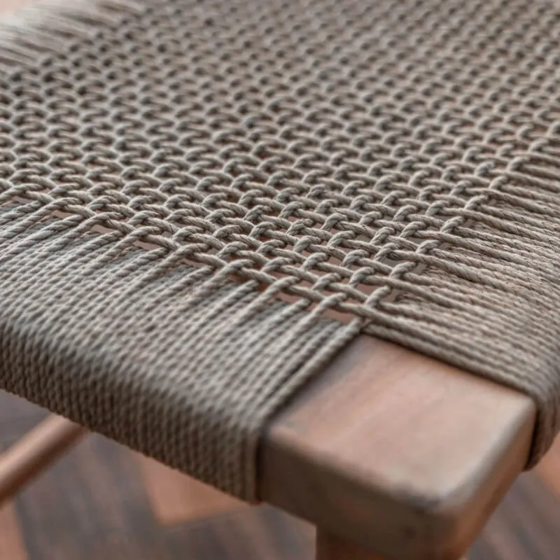 Hocker aus Massivholz Sunda