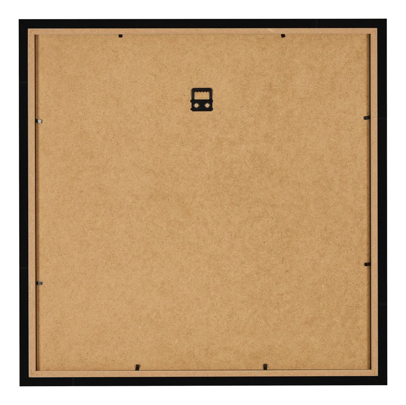 Bilderrahmen 35x35 cm - Schwarz Hochglanz - MDF - Bologna