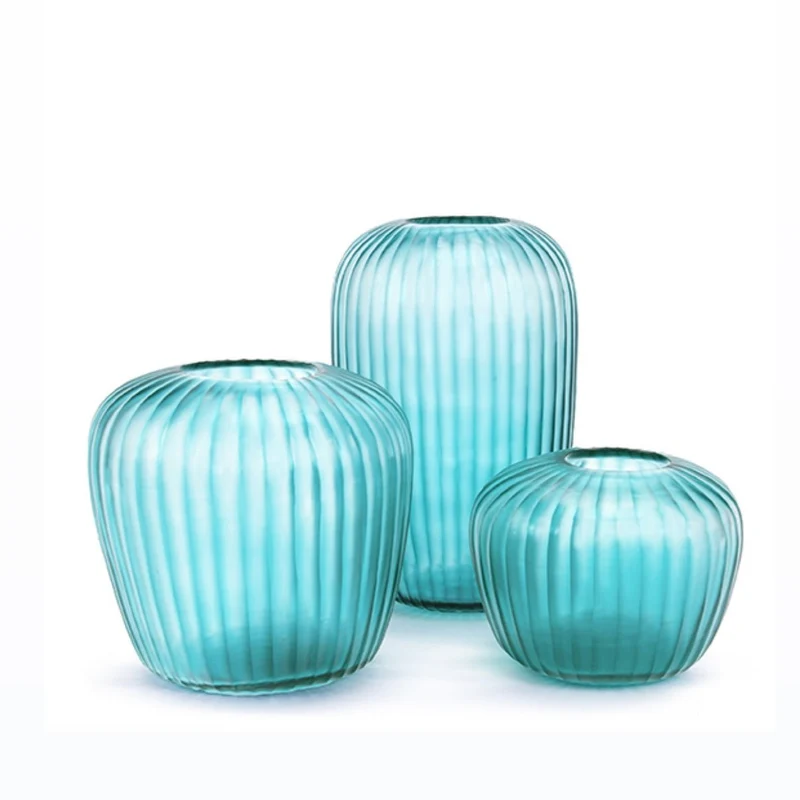 Vase Melrose M Petrol H 22 - Guaxs