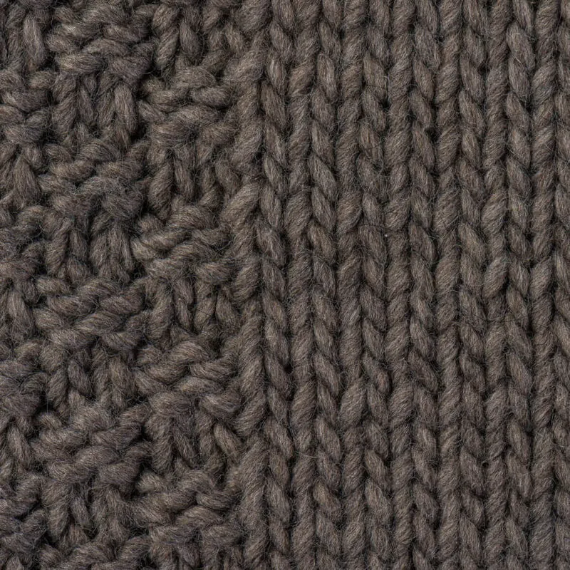 Plaiddecke mit Strickkante Aberdeen