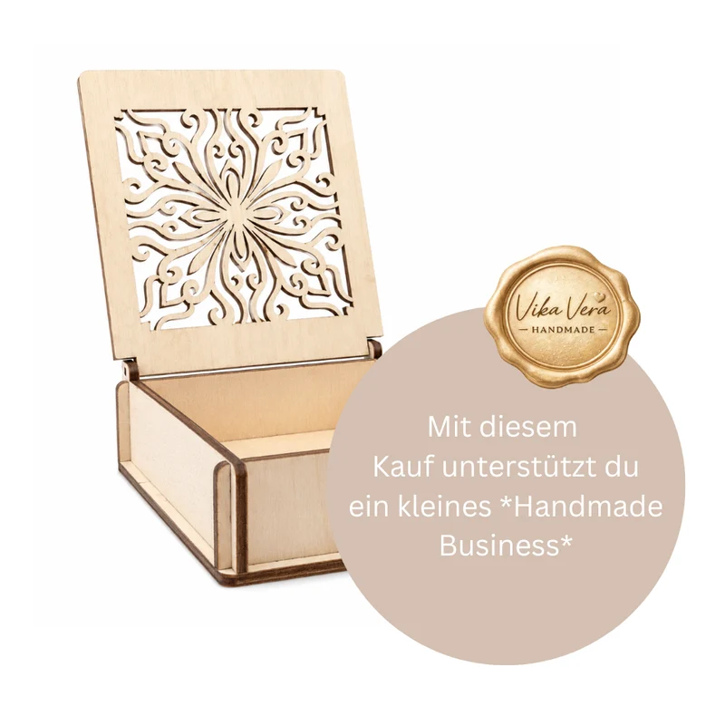 Geschenk- und Schmuckbox aus Holz