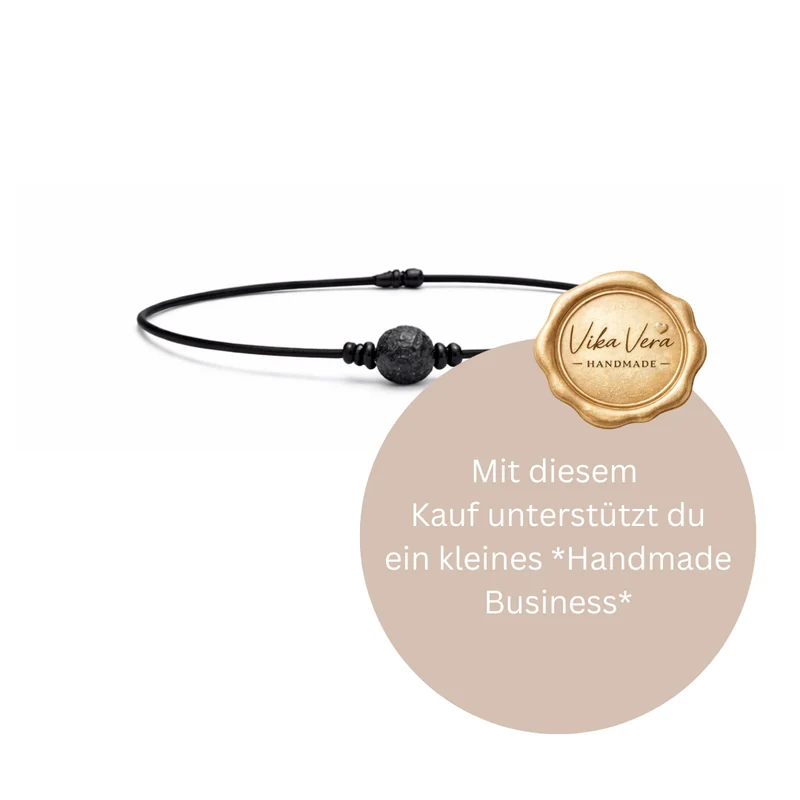 Armband - Leder mit Lava