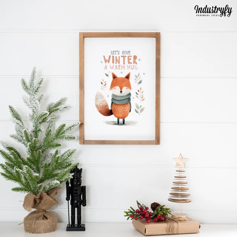 Landhaus Schild | Winter Hug