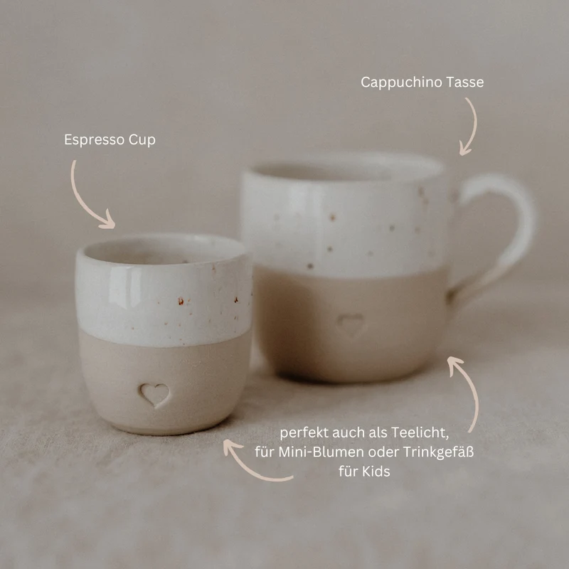 Espresso Becher - Herz