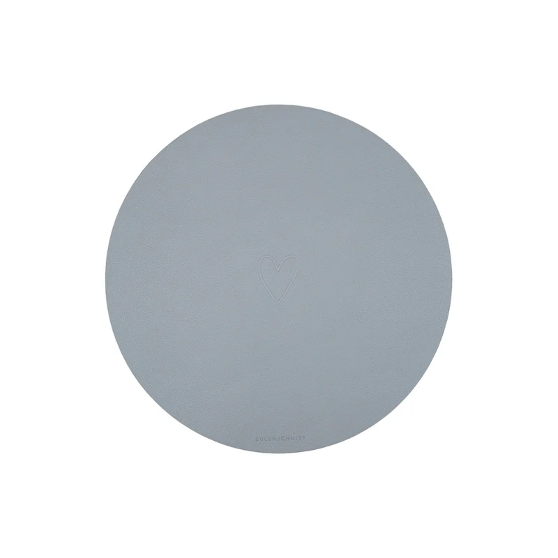 Platzset - Herz grau - wendbar