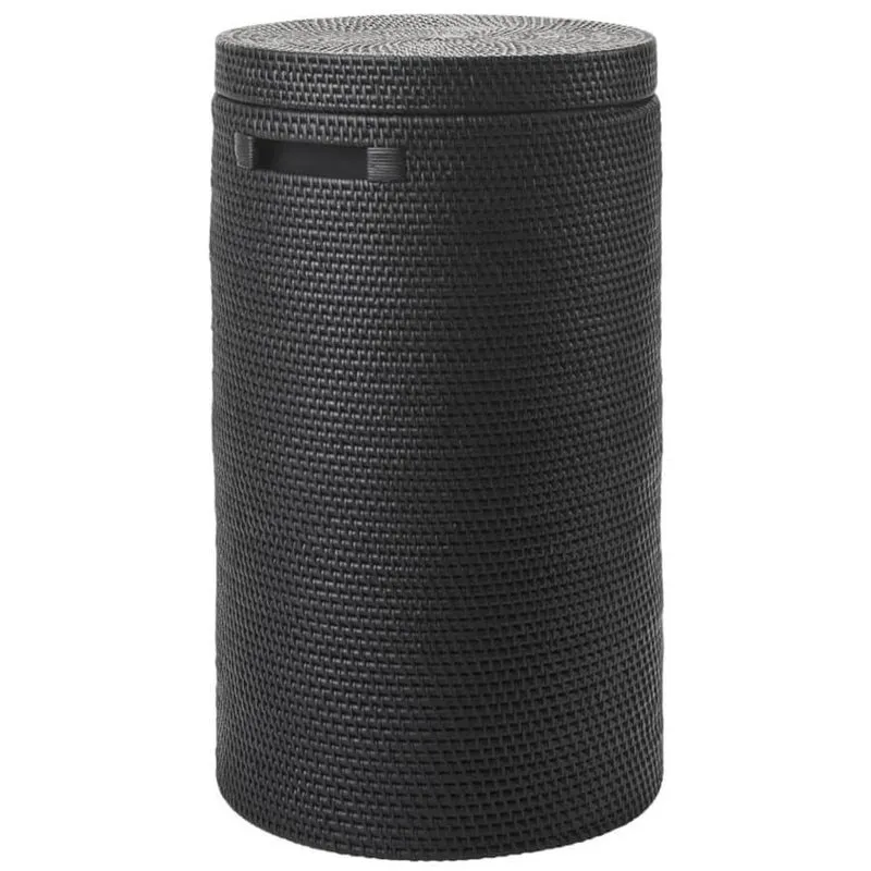 Wäschekorb Rattan mit Deckel Cino