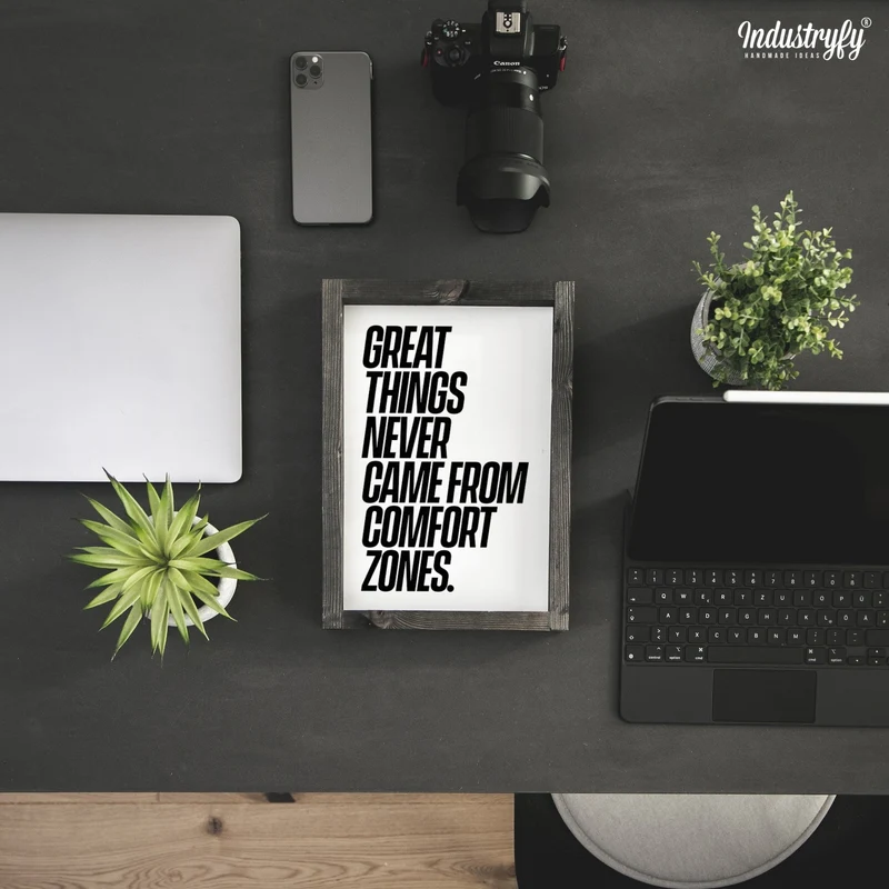 Motivationsschild | Comfort Zone