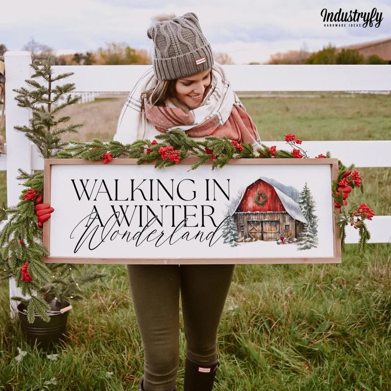Landhaus Schild | Walking in a winter wonderland No1
