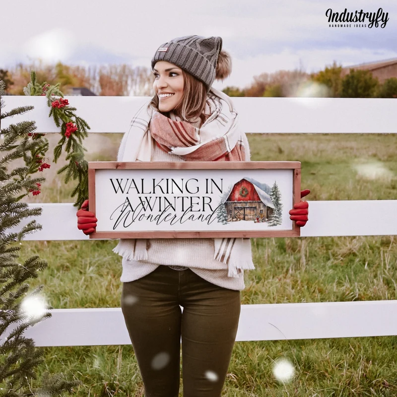Landhaus Schild | Walking in a winter wonderland No1