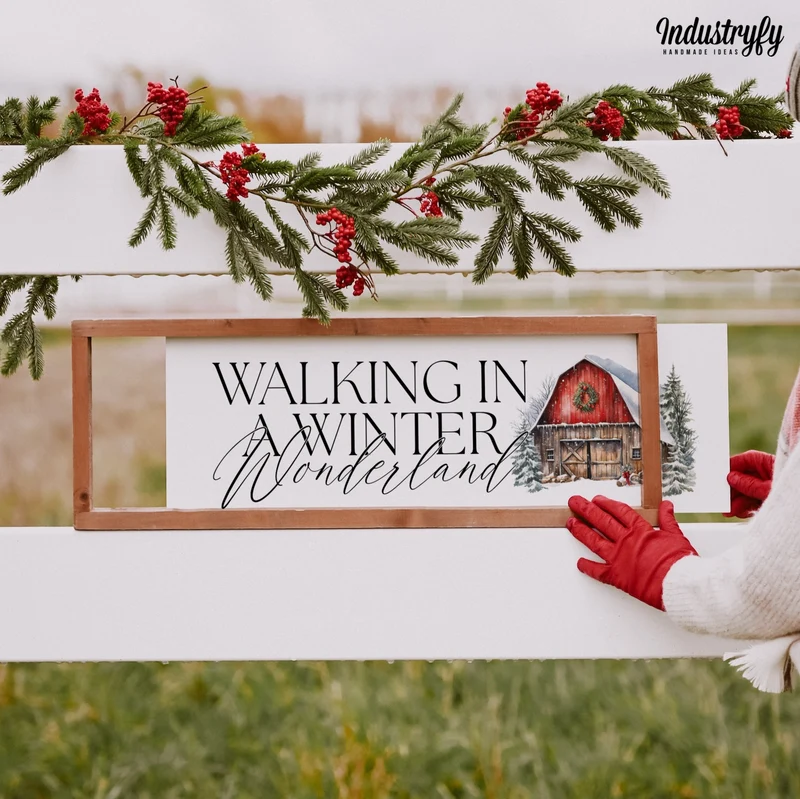 Landhaus Schild | Walking in a winter wonderland No1