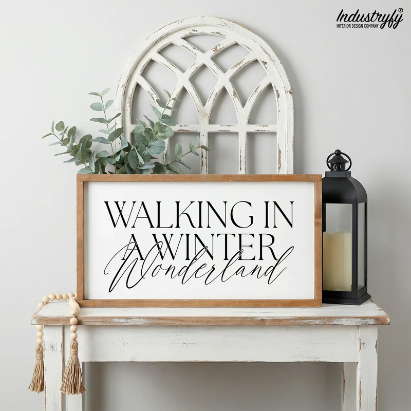 Landhaus Schild | Walking in a winter wonderland