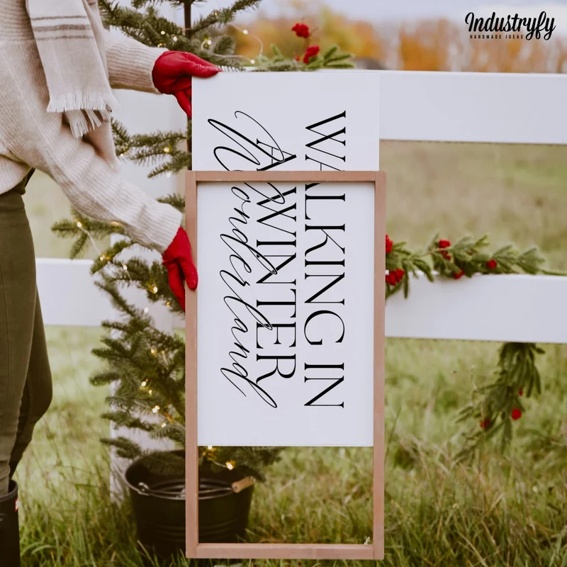 Landhaus Schild | Walking in a winter wonderland