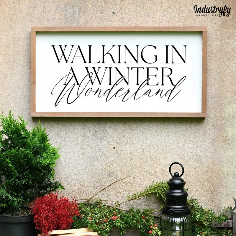 Landhaus Schild | Walking in a winter wonderland