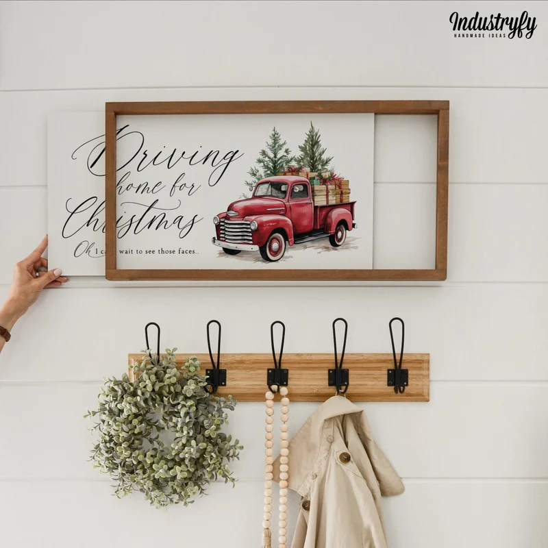 Landhaus Schild | Driving Home for Christmas No2