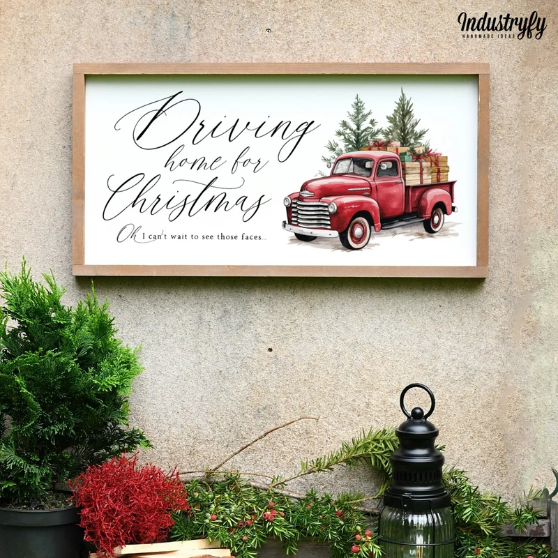 Landhaus Schild | Driving Home for Christmas No2