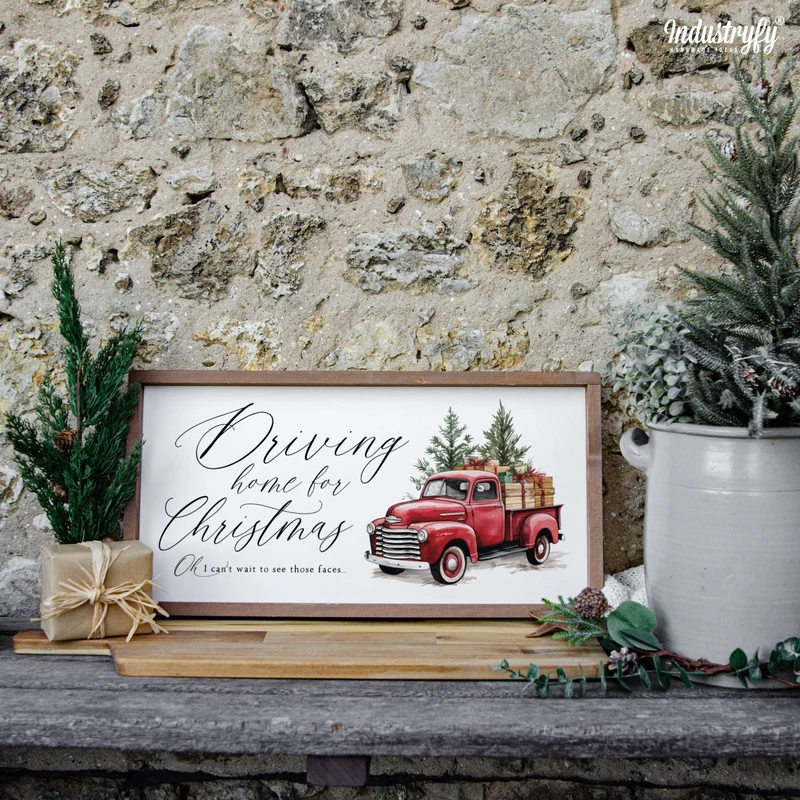 Landhaus Schild | Driving Home for Christmas No2