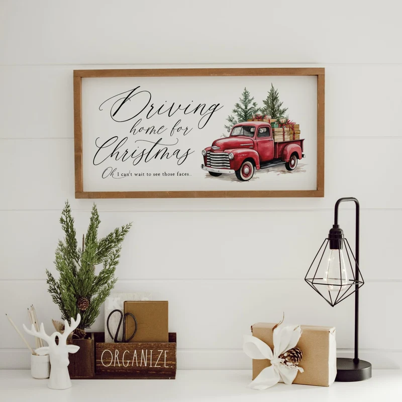Landhaus Schild | Driving Home for Christmas No2