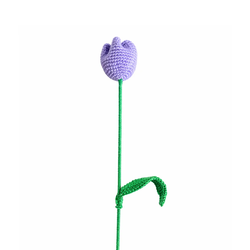 Gehäkelte Tulpe - versch. Farben